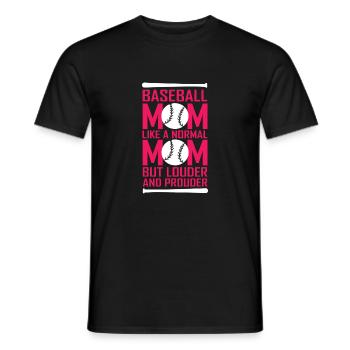 Baseballspieler Baseball - Männer T-Shirt - Schwarz - Vorne - AI Model Male 178 light (178cm)