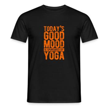 Yogalehrer Spruch Für Yogi Yoga - Männer T-Shirt - Schwarz - Vorne - AI Model Male 178 light (178cm)