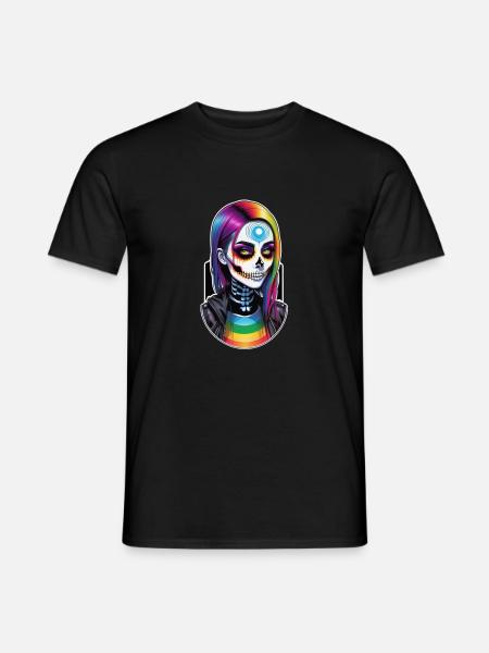 Halloween - Rock & Rainbow - Men's T-Shirt - black