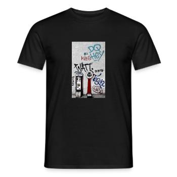 Balances, Machine à chewing-gum, Photographie de rue - T-shirt homme - noir - Devant - AI Model Male 178 light (178cm)