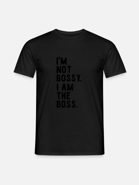 Patron bossage cool travail cool démarrage entrepreneurs - T-shirt herr - svart