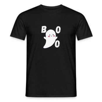 Halloween Herbst BOO Geist - Männer T-Shirt - Schwarz - Vorne - AI Model Male 178 light (178cm)