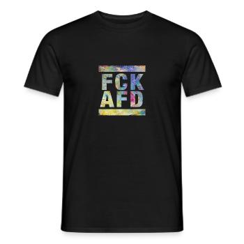 Baiser AFD - T-shirt homme - noir - Devant - AI Model Male 178 light (178cm)