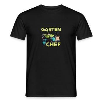 Gärtner Gärtnersprüche Hobbygärtner Gartenchef - Männer T-Shirt - Schwarz - Vorne - AI Model Male 178 light (178cm)