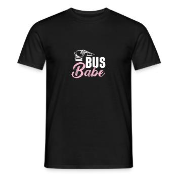Bus driver Bus drivers Gift - Men's T-Shirt - black - Front - AI Model Male 178 light (178cm)
