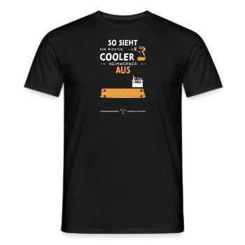 So Sieht Ein Richtig Cooler Heim... - Männer T-Shirt - Schwarz - Vorne - AI Model Male 178 light (178cm)