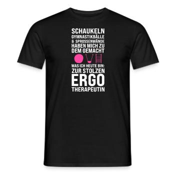 Ergotherapeutin Beruf Physiotherapeutin Geschenk - Männer T-Shirt - Schwarz - Vorne - AI Model Male 178 light (178cm)