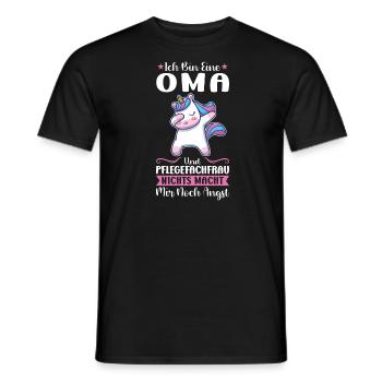 Krankenhaus Pflegefachfrau Pflegerin Geschenk - Männer T-Shirt - Schwarz - Vorne - AI Model Male 178 light (178cm)