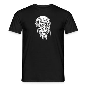 Maman | Égypte | | d’horreur Flippant - T-shirt homme - noir - Devant - AI Model Male 178 light (178cm)