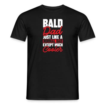 Bald Head Baldness Beard Bald Head - Men's T-Shirt - black - Front - AI Model Male 178 light (178cm)