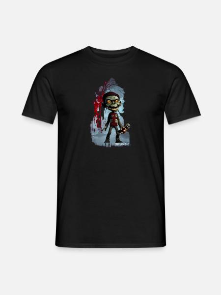 Cute Zombie Red Zane - Männer T-Shirt - Schwarz