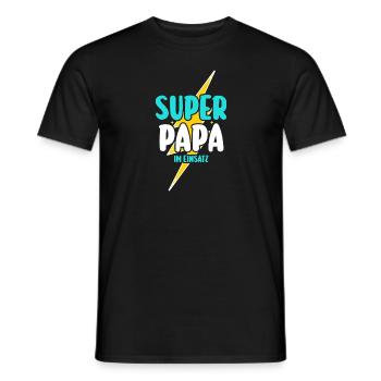 Dad Father's Day Dad - Men's T-Shirt - black - Front - AI Model Male 178 light (178cm)