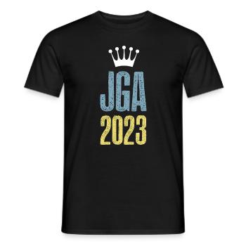 Jga 2023 Junggesellenabschied - Männer T-Shirt - Schwarz - Vorne - AI Model Male 178 light (178cm)