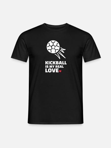 J’adore le kickball - T-shirt homme - noir