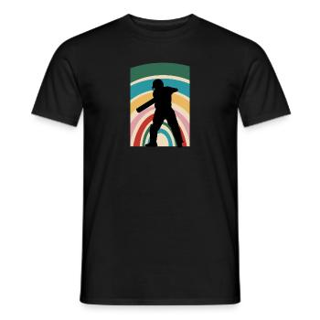 Sport Cricketspieler - Männer T-Shirt - Schwarz - Vorne - AI Model Male 178 light (178cm)