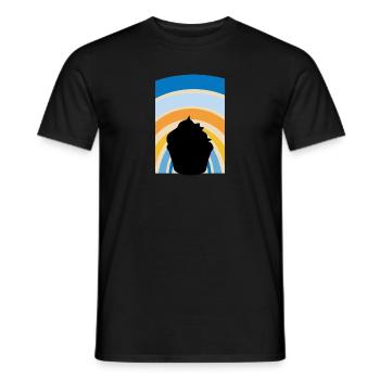 Backen Muffin - Männer T-Shirt - Schwarz - Vorne - AI Model Male 178 light (178cm)