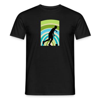 Joueurs de futsal Équipe de futsal Futsal - T-shirt homme - noir - Devant - AI Model Male 178 light (178cm)