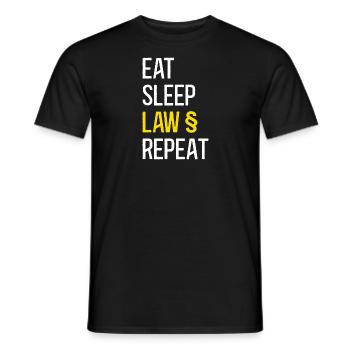 Richter Richterin Juristen Recht Gesetz Law Jurist - Männer T-Shirt - Schwarz - Vorne - AI Model Male 178 light (178cm)