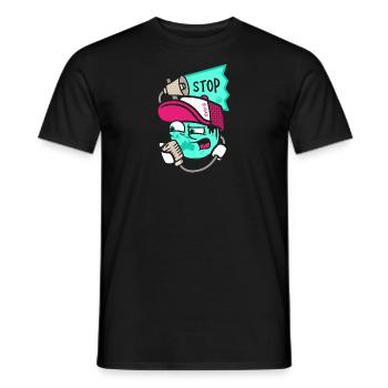 Gaïa Déesse De La Terre - T-shirt homme - noir - Devant - AI Model Male 178 light (178cm)