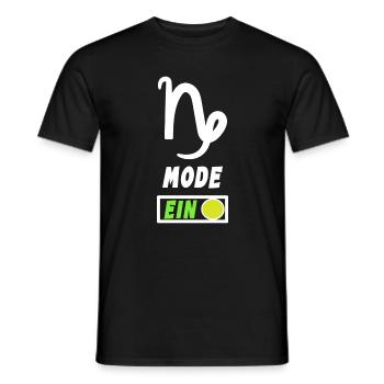 Astrologie Statement Horoskop Steinbock Tierkreis - Männer T-Shirt - Schwarz - Vorne - AI Model Male 178 light (178cm)