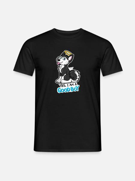 Good Boy Husky - Männer T-Shirt - Schwarz