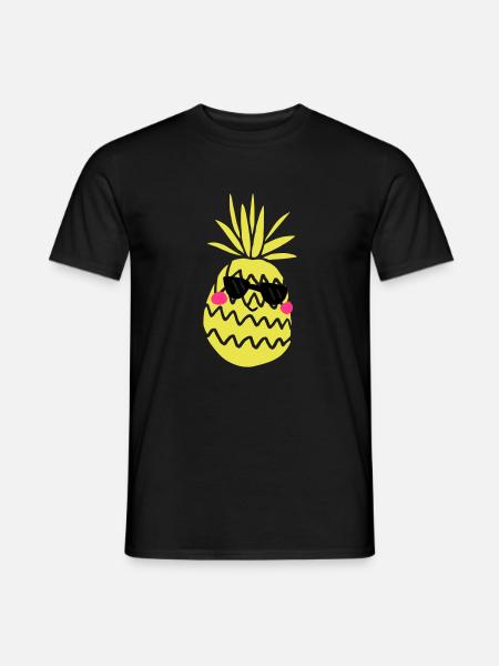 pineapple - Men's T-Shirt - black