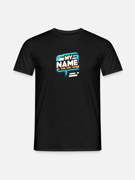 Mon nom - T-shirt homme - noir