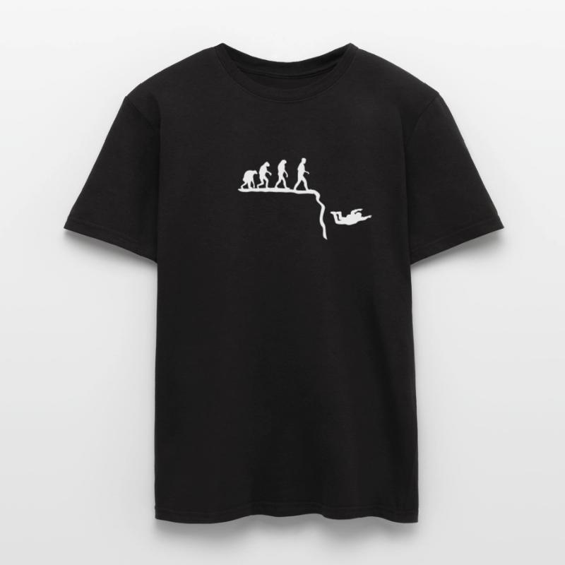 base jumping evolution Männer T-Shirt