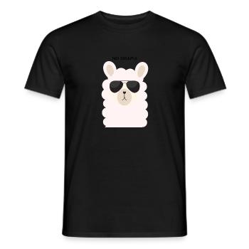 Pas de lama dramatique - T-shirt homme - noir - Devant - AI Model Male 178 light (178cm)