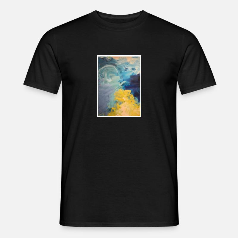 Original Kunstdruck "Kampf" - Männer T-Shirt - Schwarz