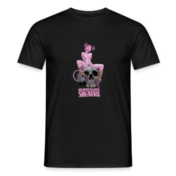 She-Devil 3 - Männer T-Shirt - Schwarz - Vorne - AI Model Male 178 light (178cm)