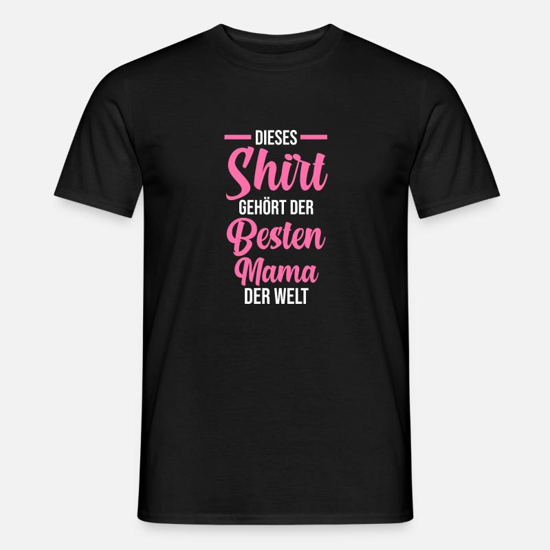 Mutter Beste Mama - Männer T-Shirt - Schwarz