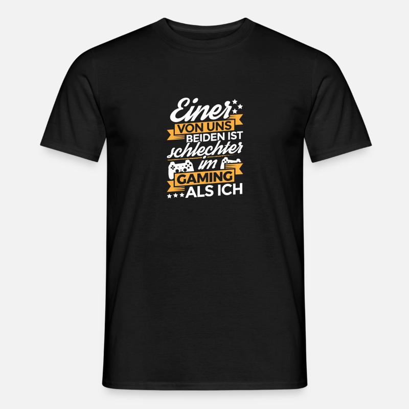 GAMER EINER VON UNS gaming - Männer T-Shirt - Schwarz