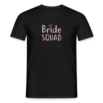 Junggessellinenabschied - BRIDE SQUAD - T-shirt homme - noir - Devant - AI Model Male 178 light (178cm)