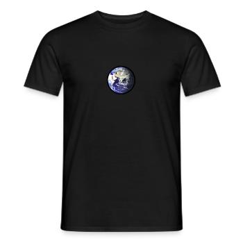 Erde - Männer T-Shirt - Schwarz - Vorne - AI Model Male 178 light (178cm)