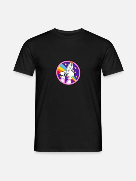 Navette spatiale - T-shirt homme - noir