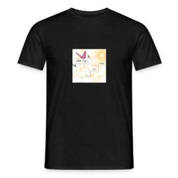 Motivation - Männer T-Shirt - Schwarz - Vorne - AI Model Male 178 light (178cm)