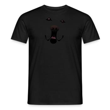 Labrador Golden Retriever - Männer T-Shirt - Schwarz - Vorne - AI Model Male 178 light (178cm)