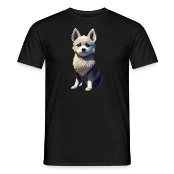 Alaskan Clover Kai Dog - Alaskan Clover Kai - Men's T-Shirt - black - Front - AI Model Male 178 light (178cm)