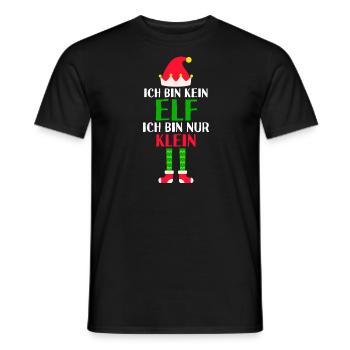 Weihnachten Elf Gnome Geschenk - Männer T-Shirt - Schwarz - Vorne - AI Model Male 178 light (178cm)