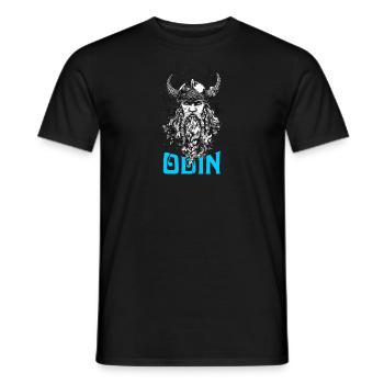 Vikings, Viking, Viking, Odin, Dieu - T-shirt homme - noir - Devant - AI Model Male 178 light (178cm)
