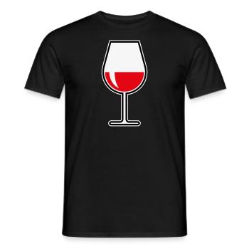 XRot Und Gut (Bauchig / 3) - Männer T-Shirt - Schwarz - Vorne - AI Model Male 178 light (178cm)