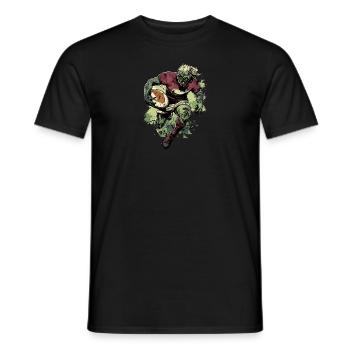 Rugby Joueur Sports - T-shirt homme - noir - Devant - AI Model Male 178 light (178cm)