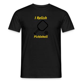 Ich genieße Pickleball - Männer T-Shirt - Schwarz - Vorne - AI Model Male 178 light (178cm)