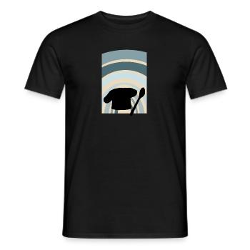 Boulangerie Pâtisserie Pâtisserie - T-shirt homme - noir - Devant - AI Model Male 178 light (178cm)
