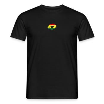 Ghana Flagge Land Einheimische Abstammung Stolz Frauen - Männer T-Shirt - Schwarz - Vorne - AI Model Male 178 light (178cm)