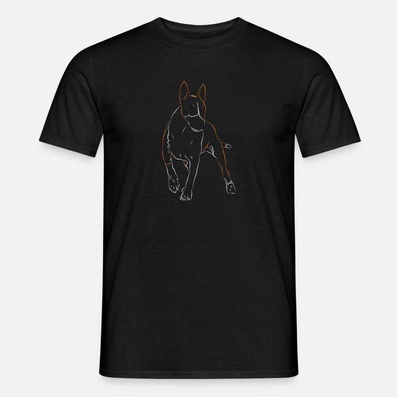 Bullterrier Hund - Männer T-Shirt - undefined