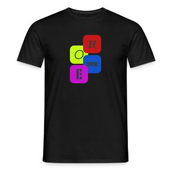 Männer T-shirt - Männer T-Shirt - Schwarz - Vorne - AI Model Male 178 light (178cm)