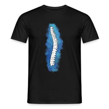 Physiothérapeute chiropracteur physiothérapie - T-shirt homme - noir - Devant - AI Model Male 178 light (178cm)