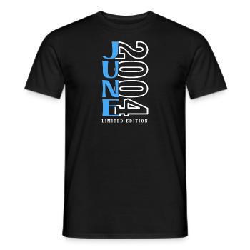 Juin 2004 - T-shirt homme - noir - Devant - AI Model Male 178 light (178cm)